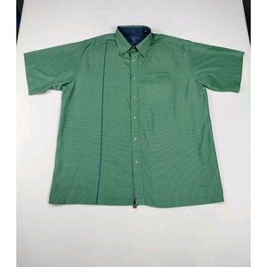 Twenty X Wrangler‎ Shirt Men's XXL Green Westerncore Cowboycore Ranch Wear PBR